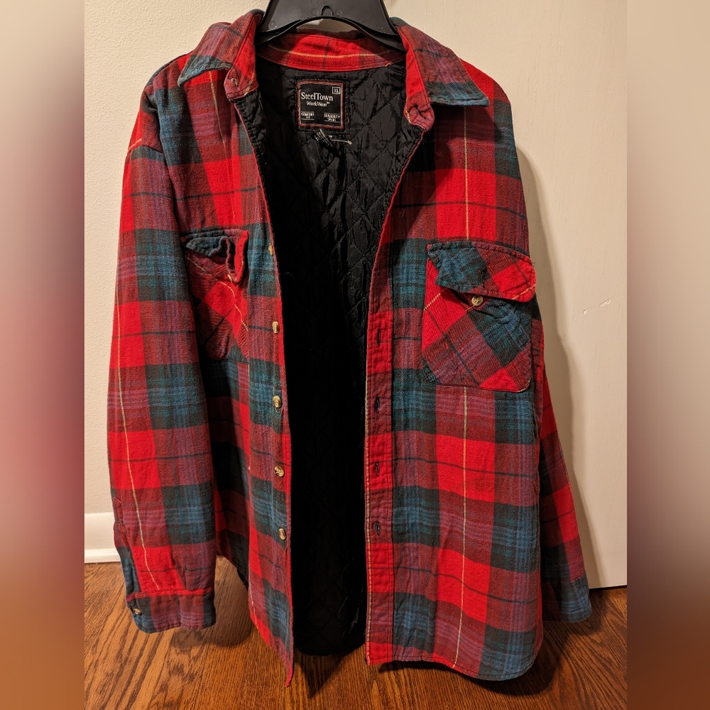 Vintage quilted flannel
